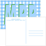 Monogrammed Ladies Postcard