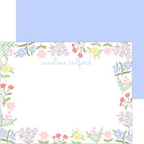 LADIES PERSONALIZED SWEET WILDFLOWERS NOTECARD