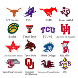 COLLEGIATE COLLECTION - LADIES MONOGRAMMED NOTECARD WITH SCHOOL LOGO - additional options available