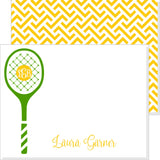 LADIES TENNIS ANYONE PERSONALIZED NOTECARD