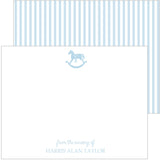 BABY ROCKING HORSE NOTECARD