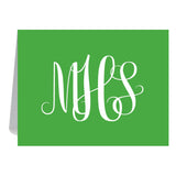 LADIES CLASSIC MONOGRAMMED FOLDOVER - additional colors available