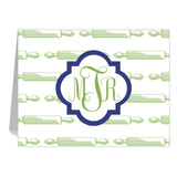ROLLING PIN MONOGRAMMED FOLDOVER