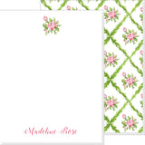 LADIES ROSE TRELLIS NOTECARD