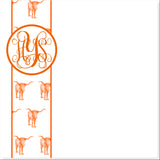 COLLEGIATE COLLECTION MONOGRAMMED NOTEPAD WITH LOGO - additional options available