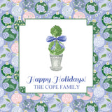 TOPIARY CHRISTMAS BALLS TAG