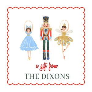 NUTCRACKER DANCERS CHRISTMAS TAG