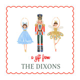 NUTCRACKER DANCERS CHRISTMAS TAG