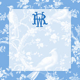 Personalized Blue Bird Toile Notepad