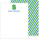 BOYS VARSITY STRIPE NOTECARD
