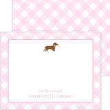 BABY DACHSHUND NOTECARD