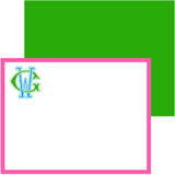 LADIES GRETA MONOGRAMMED NOTECARD