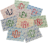 MONOGRAMMED MAHJONG CARD COVER