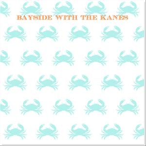 CRABBY PERSONALIZED NOTEPAD -additional colors available