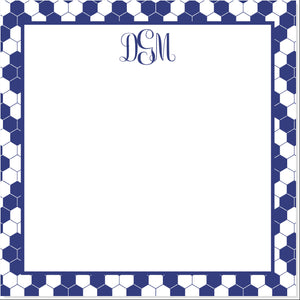 MOSAIC PATTERN PERSONALIZED NOTEPAD - additional colors available