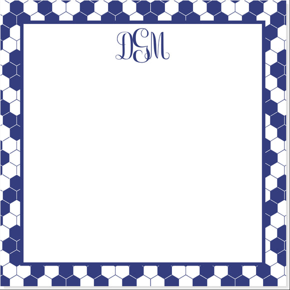 MOSAIC PATTERN PERSONALIZED NOTEPAD - additional colors available