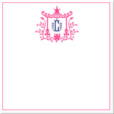 MONOGRAMMED PAGODA NOTEPAD - additional colors available