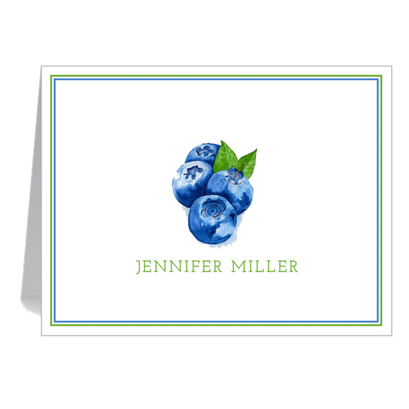 PERSONALIZED BLUEBERRY FOLDOVER