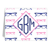 DIAMOND MONOGRAMMED CHEATERS FOLDOVER - additional colors available