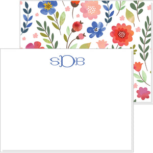 LADIES WHIMSY FLORAL NOTECARD