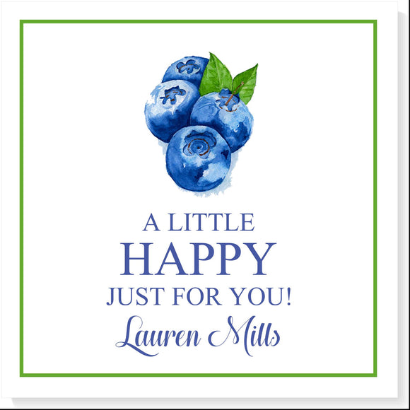 PERSONALIZED BLUEBERRY GIFT TAG