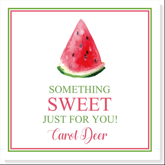 PERSONALIZED WATERMELON GIFT TAG