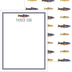 MENS TROUT FISHING NOTECARD