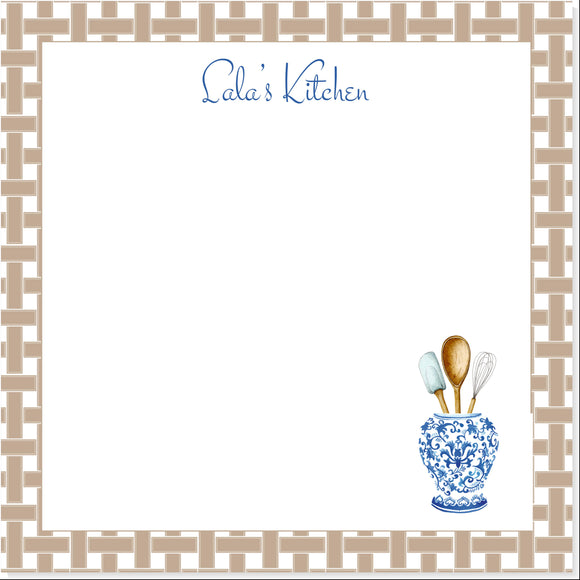 GINGER JAR KITCHEN NOTEPAD